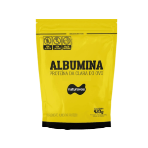 Albumina Proteína Da Clara De Ovo Natural Naturovos 420g