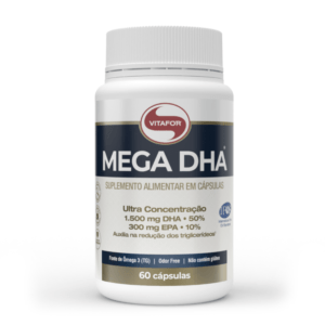 Mega DHA Vitafor 60 Cápsulas 1000mg
