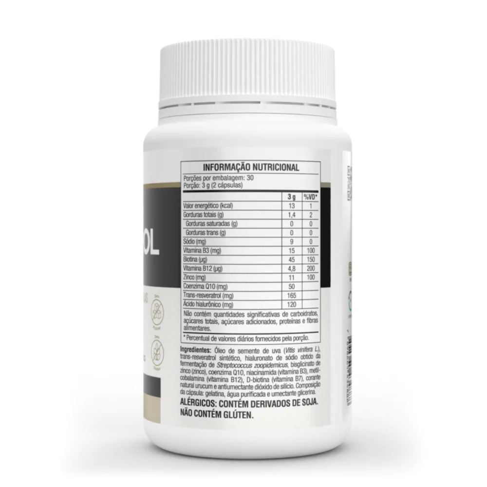 Resveratrol Plus Vitafor 60 Cápsulas 1000mg - Image 3