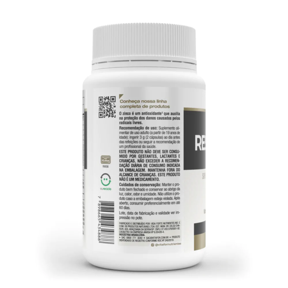 Resveratrol Plus Vitafor 60 Cápsulas 1000mg - Image 2