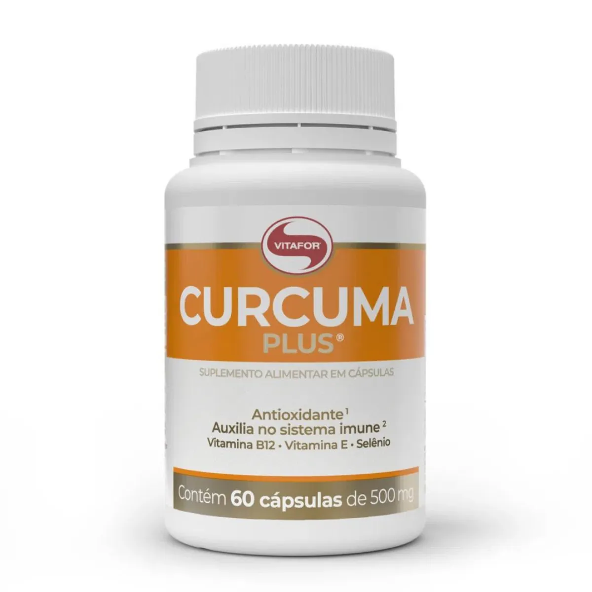 Cúrcuma Plus Vitafor B12/ Vit E/ Selênio 60 Cápsulas
