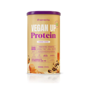 Vegan Up Protein Caramel Coffee Sanavita 450g