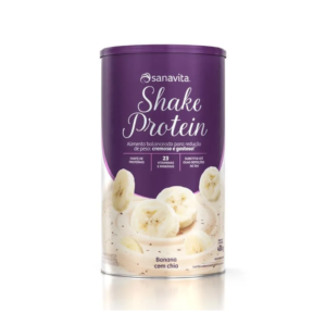 Shake Protein Banana Com Chia Sanavita 450g