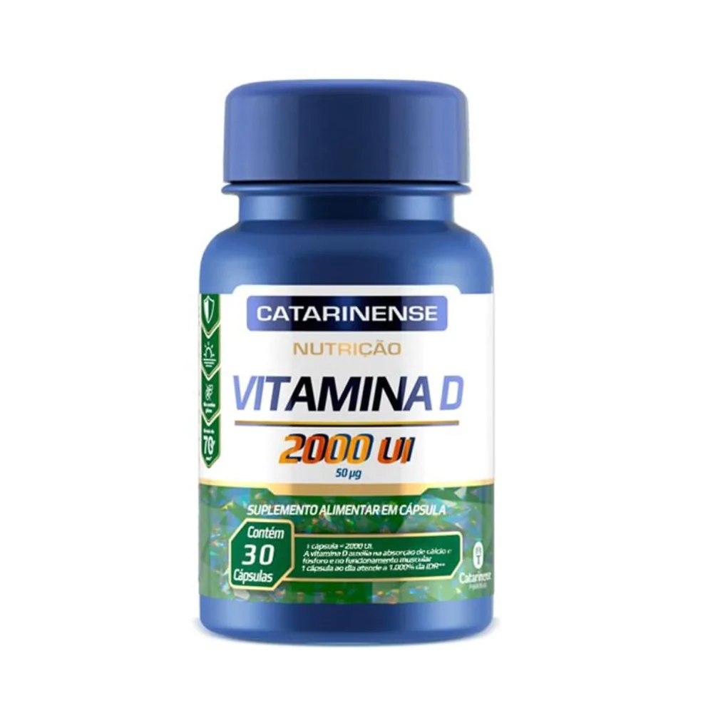 Vitamina D 2000 UI 50 PG Catarinense 30 Capsulas
