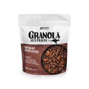 Granola Australia Belgian Chocolate Harts Natural 300g