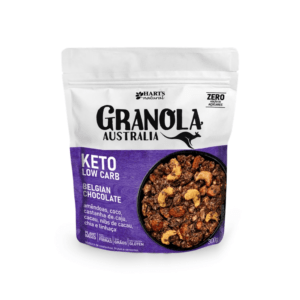 Granola Austalia Keto Low Carb Chocolate Belga Harts Natural 300g