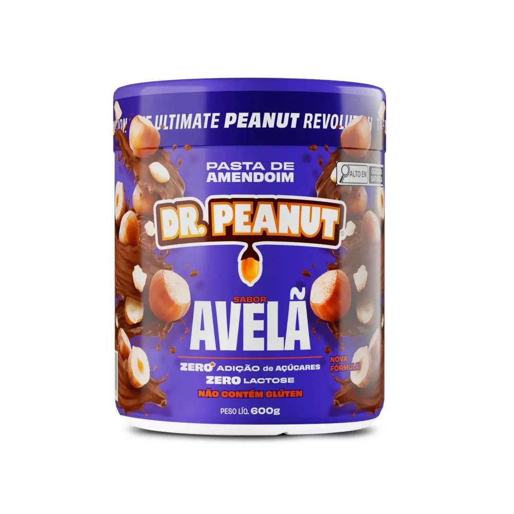 Pasta de Amendoim Avelã 600G DR. PEANUT