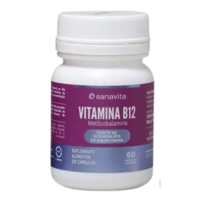 Vitamina B12 Metilcobalamina 60 Cápsulas – Sanavita